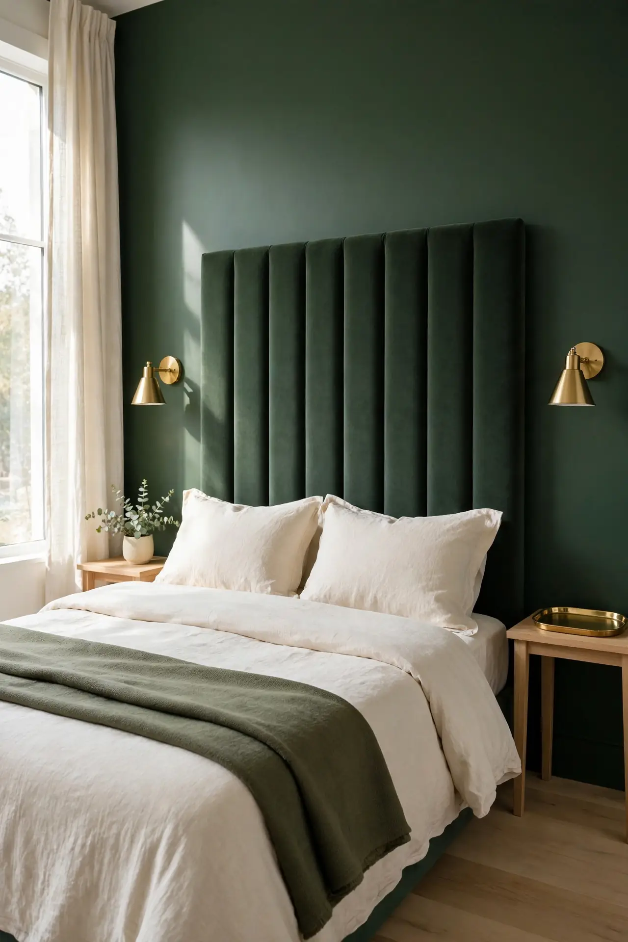 Forest Green Headboard