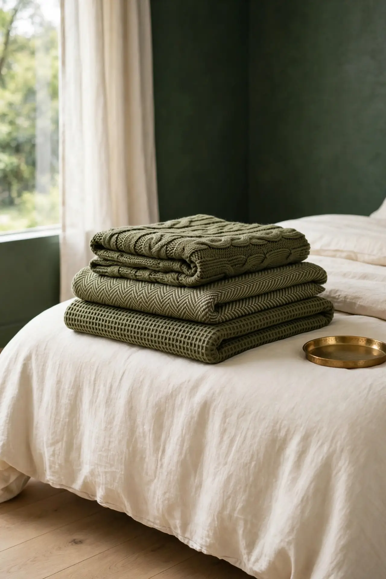 Olive Throw Collection