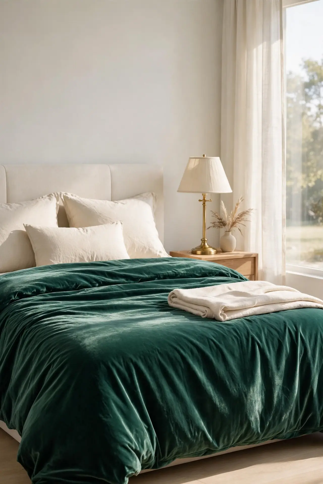 Velvet Emerald Bedding