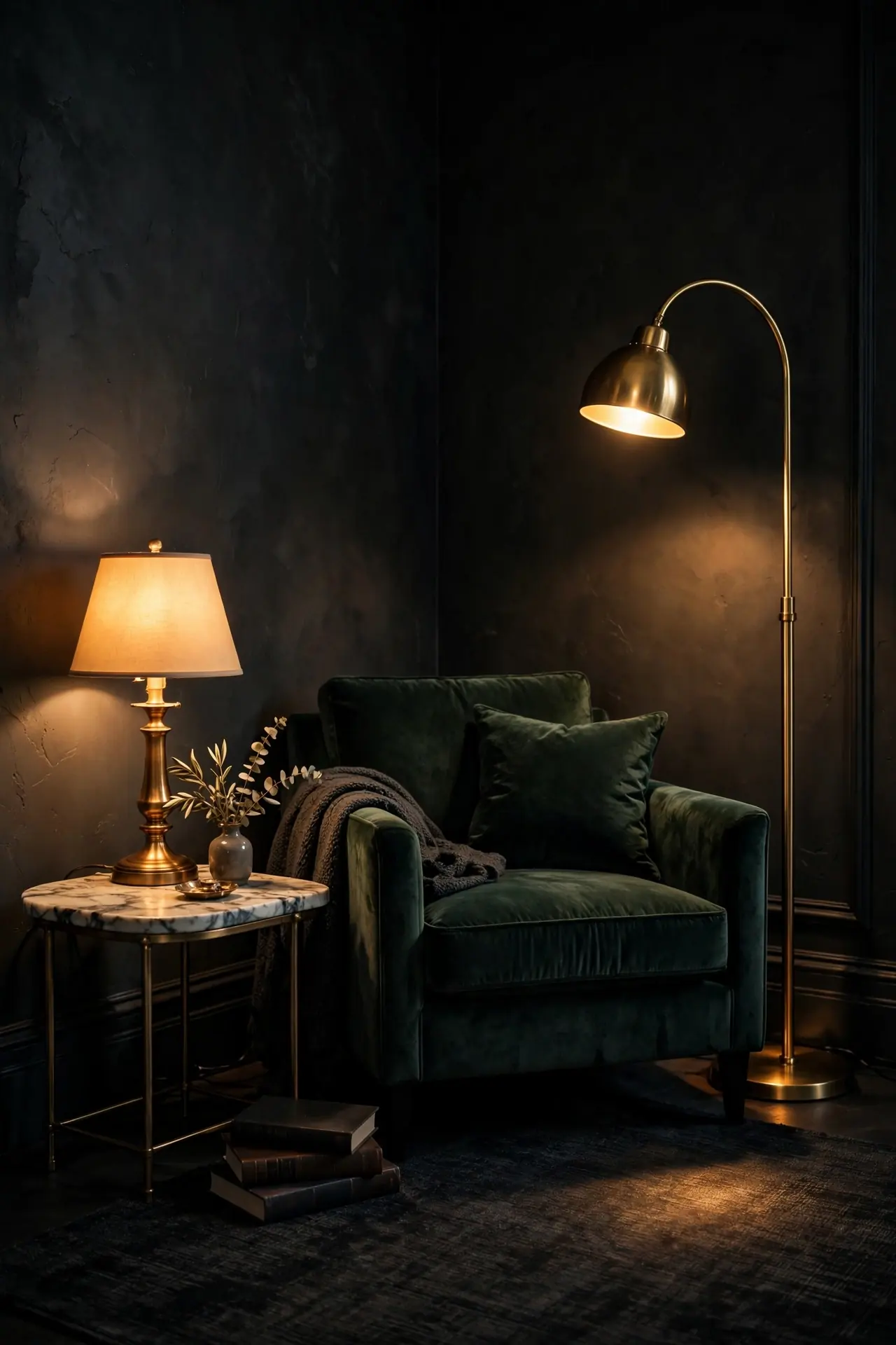 Brass Accent Lighting