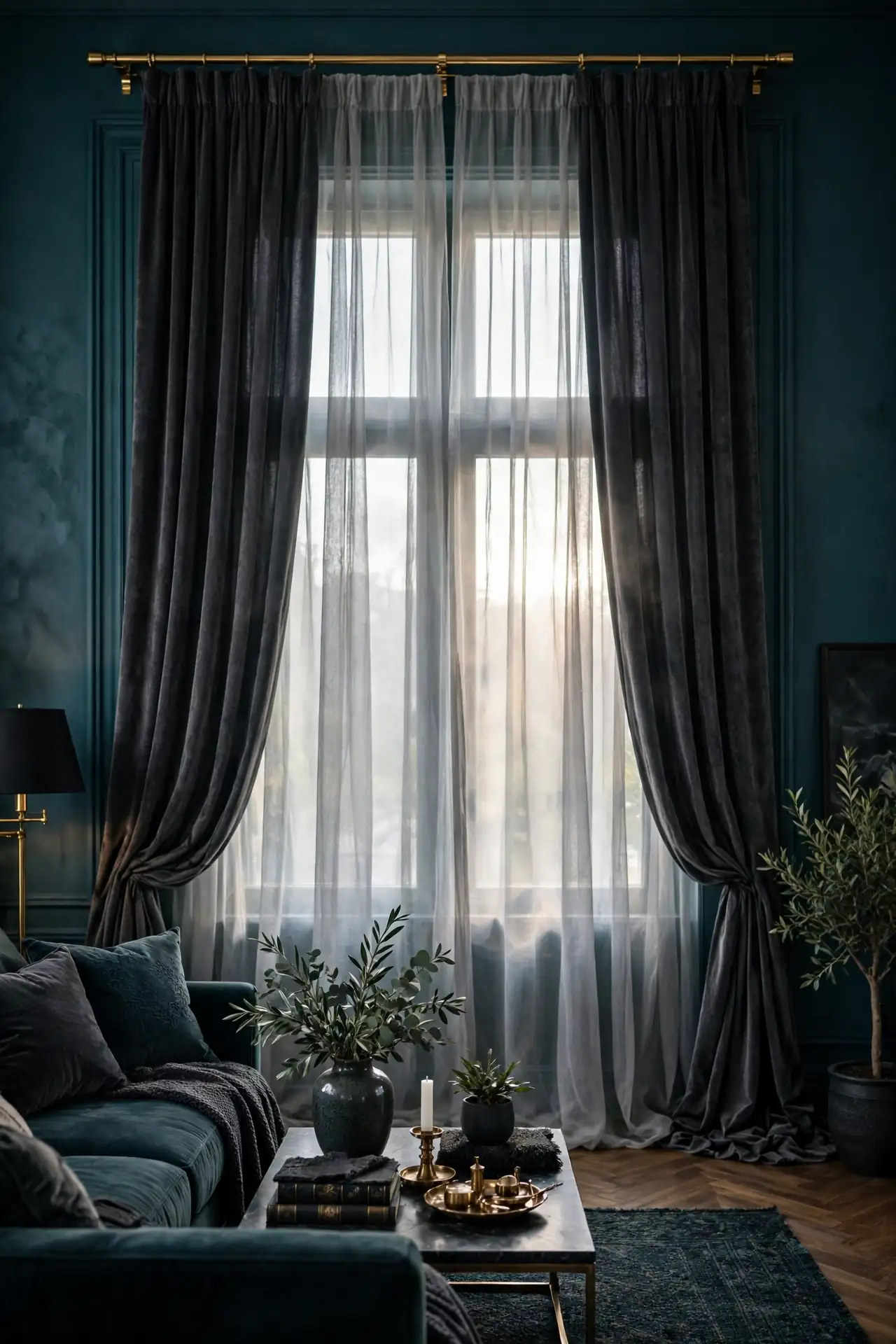 Dramatic Curtain Layers