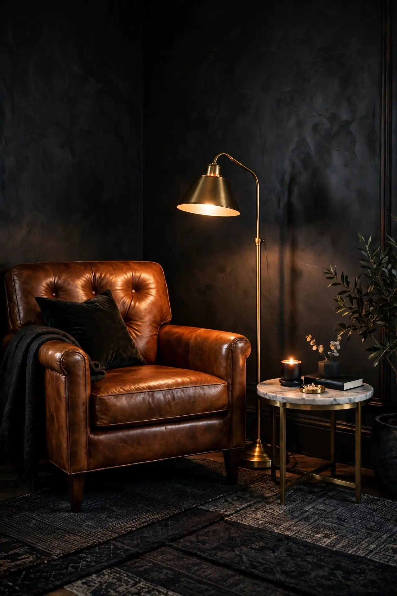 Leather Armchair Luxe