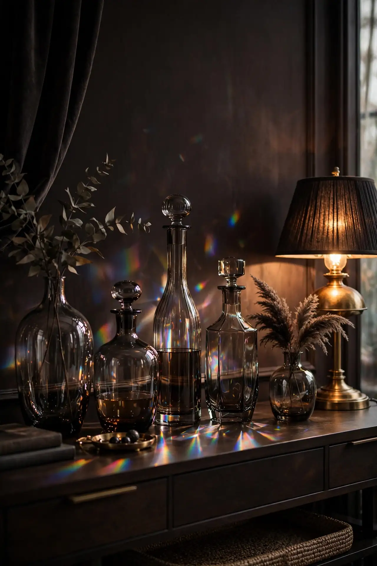 Smoked Glass Decor