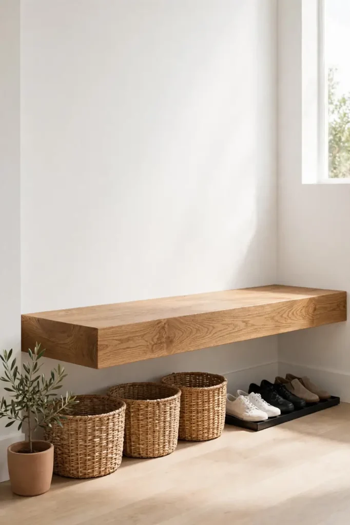 Floating Oak Slab