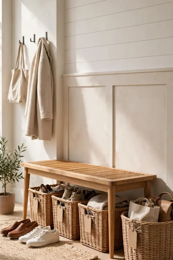 Wicker Basket Storage