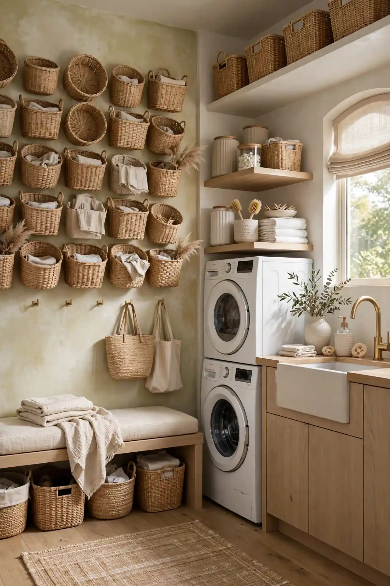 Basket Storage Wall