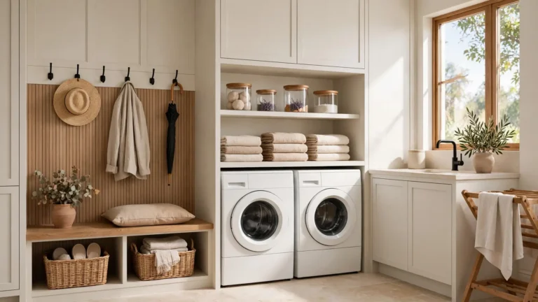 mudroom laundry room combo ideas