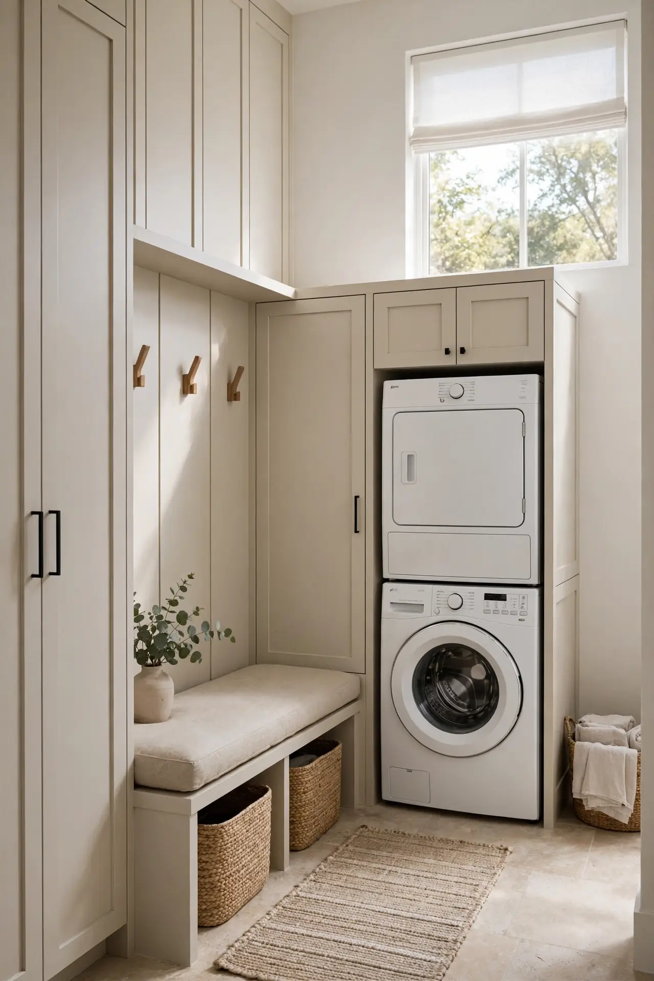 Stacked Unit Closet