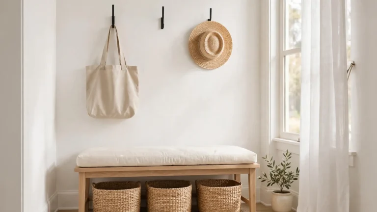 mudroom organization ideas for small entryways