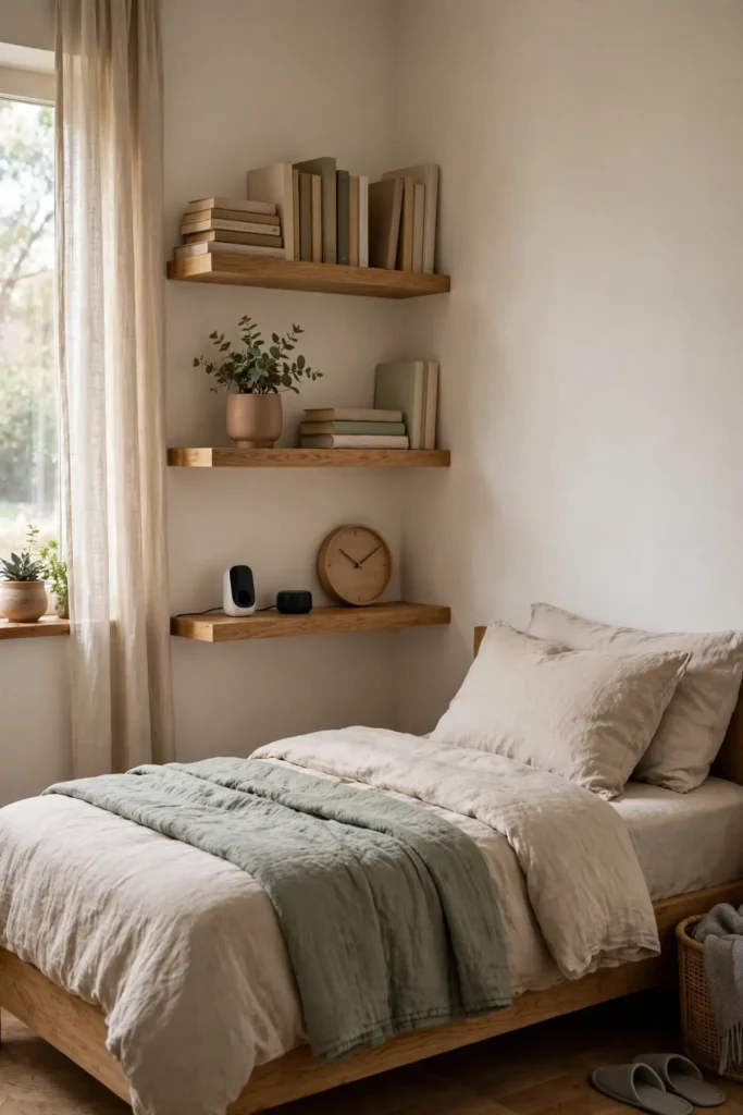 Floating Corner Shelves