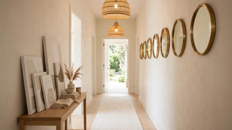 narrow hallway decor