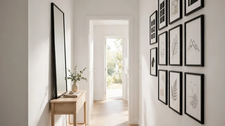narrow hallway wall decor ideas