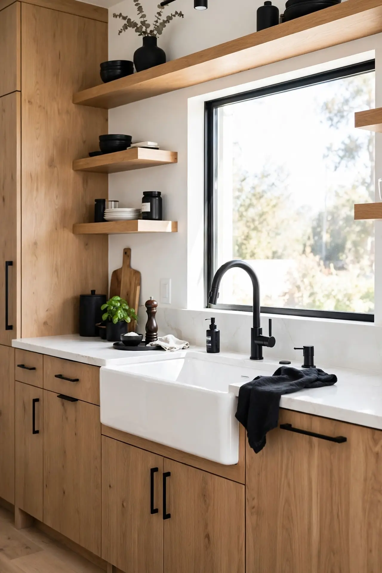 Black Faucet Contrast