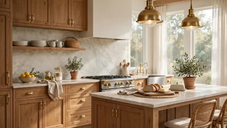 natural wood kitchen cabinet decor ideas