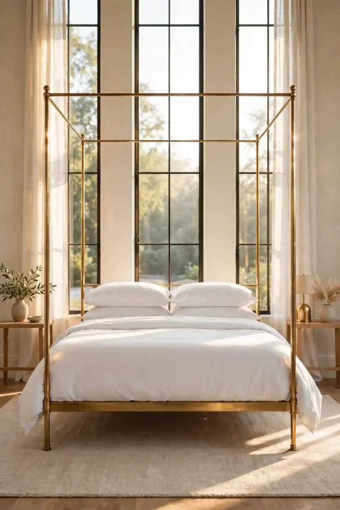 Brass Canopy Beds