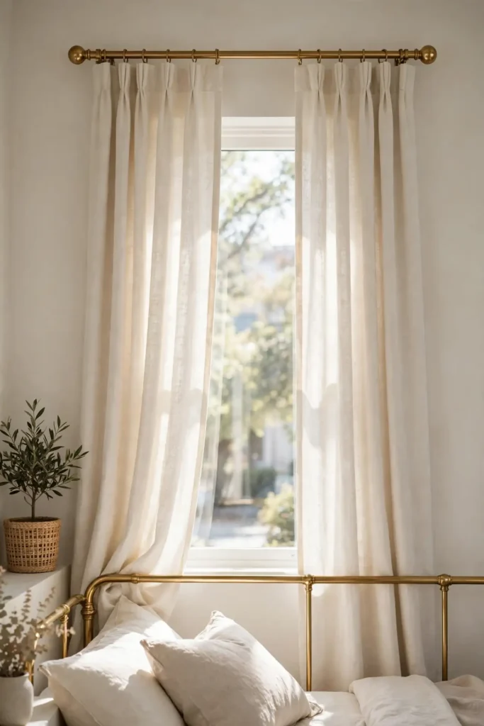 Brass Curtain Rod Finials