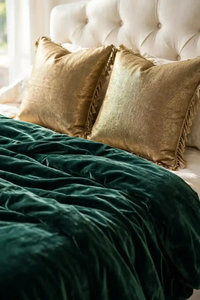 Emerald Velvet Bedding