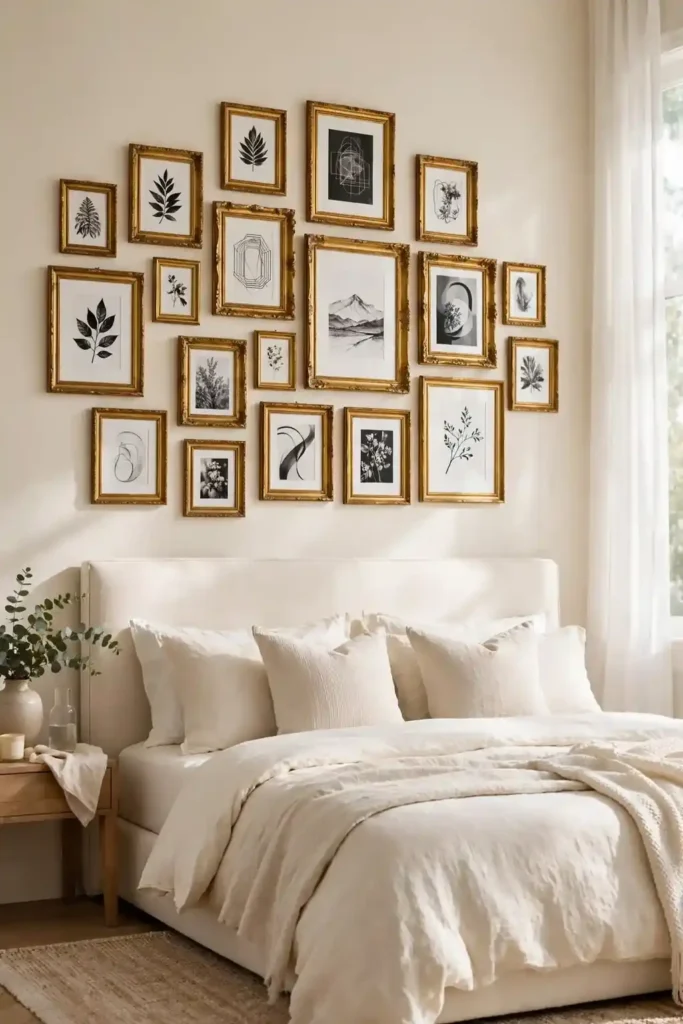 Gilded Picture Frame Walls