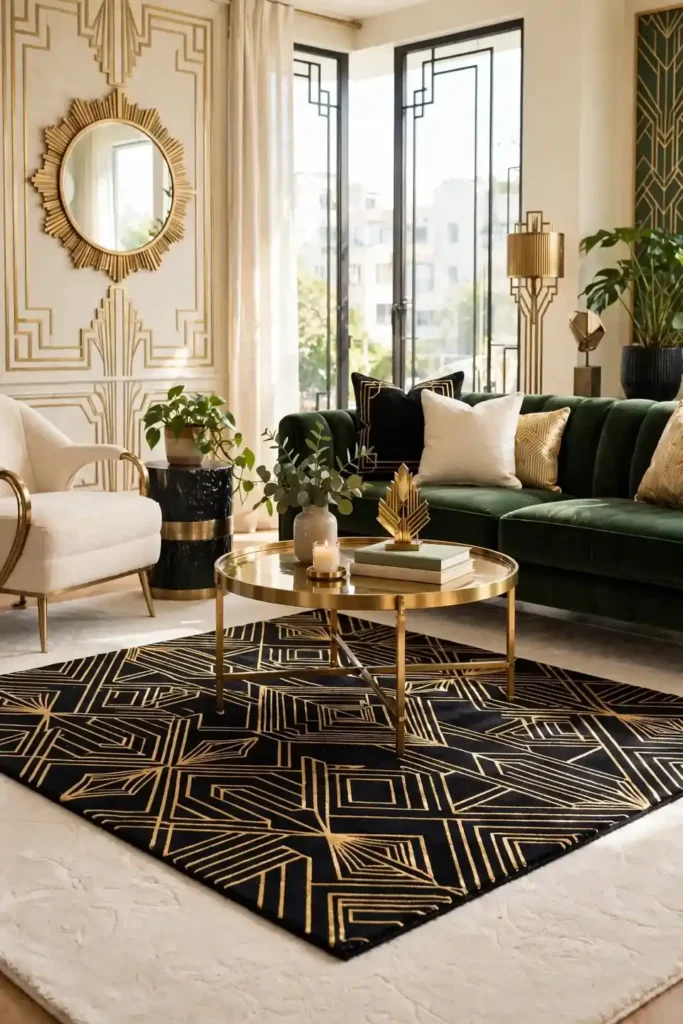 Geometric Rug Layers