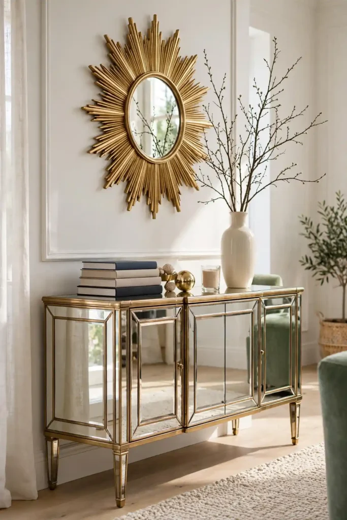 Mirrored Console Table