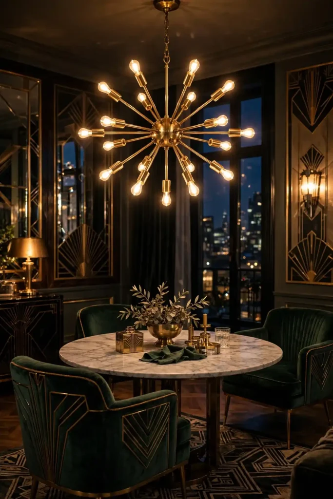 Statement Chandelier Glow