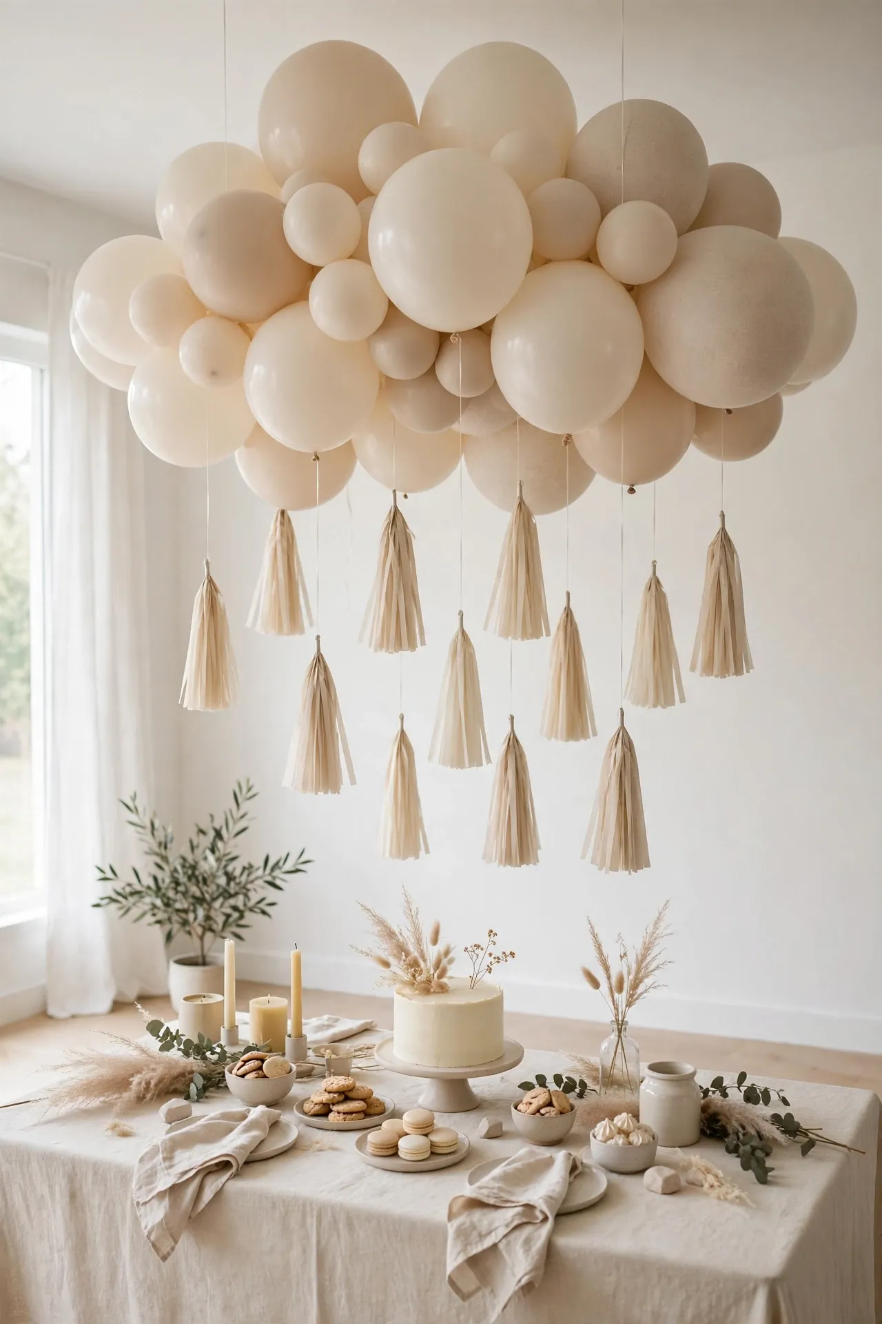 Cream Balloon Cloud