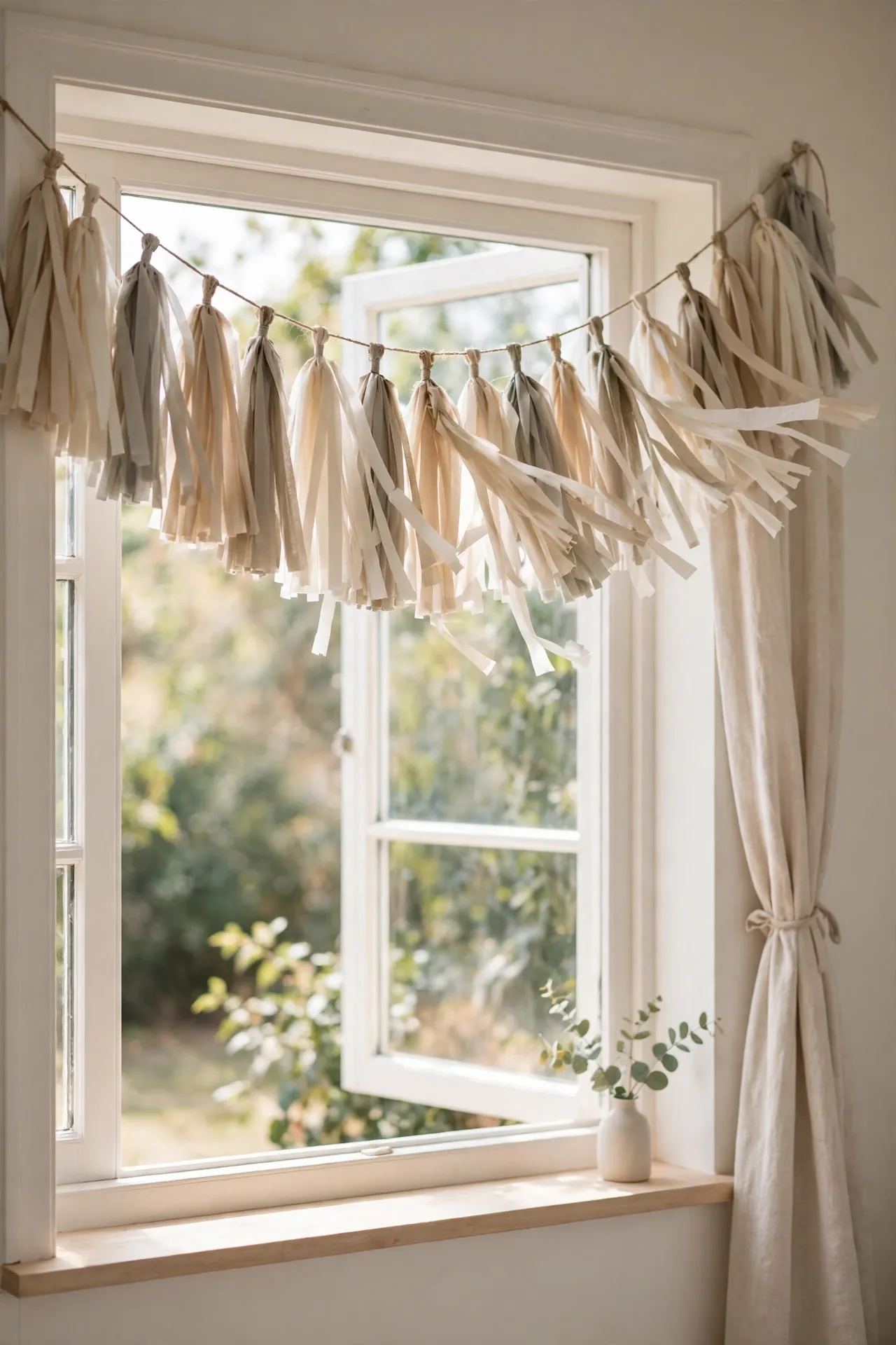 Beige Tassel Garland