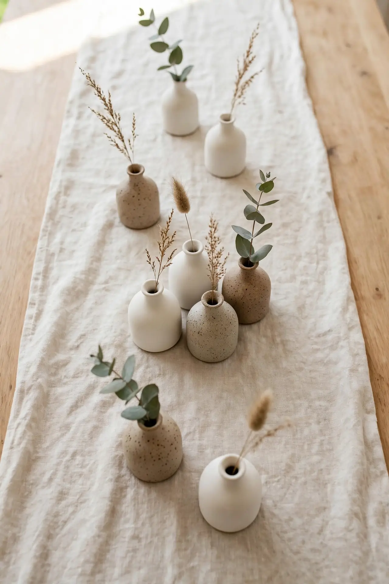 Stoneware Bud Vases