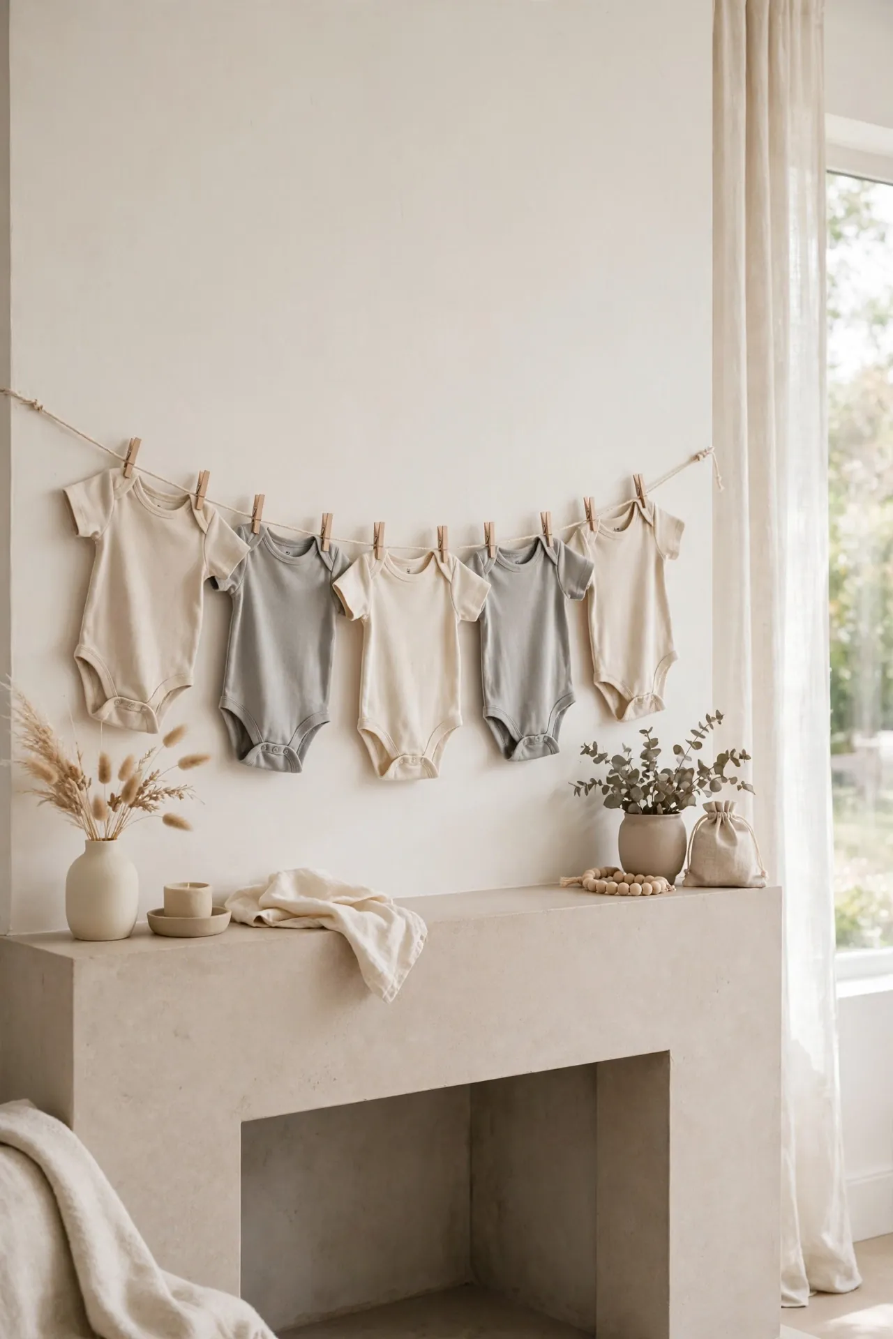Neutral Onesie Garland