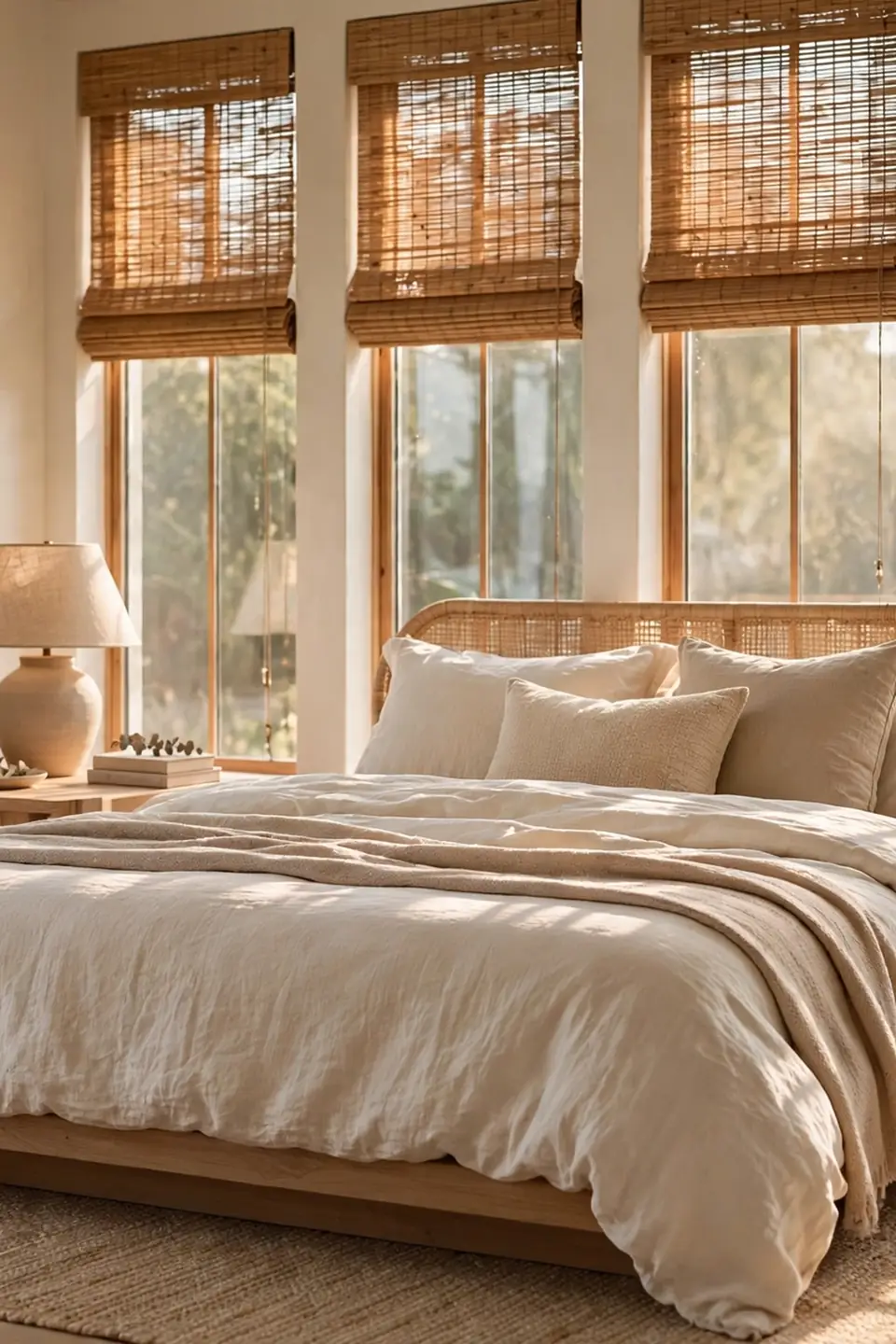 Bamboo Roman Shades