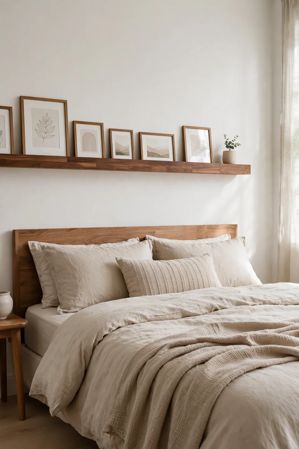 Walnut Ledge Display