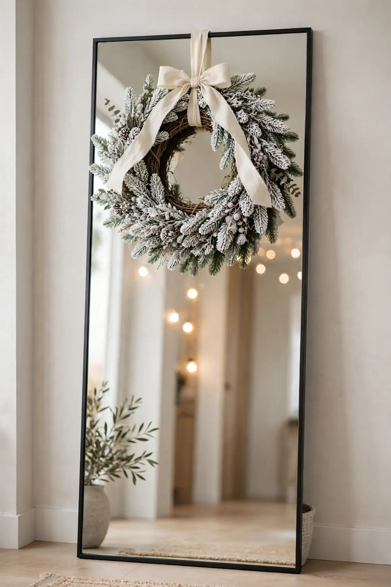Flocked Wreath Layers