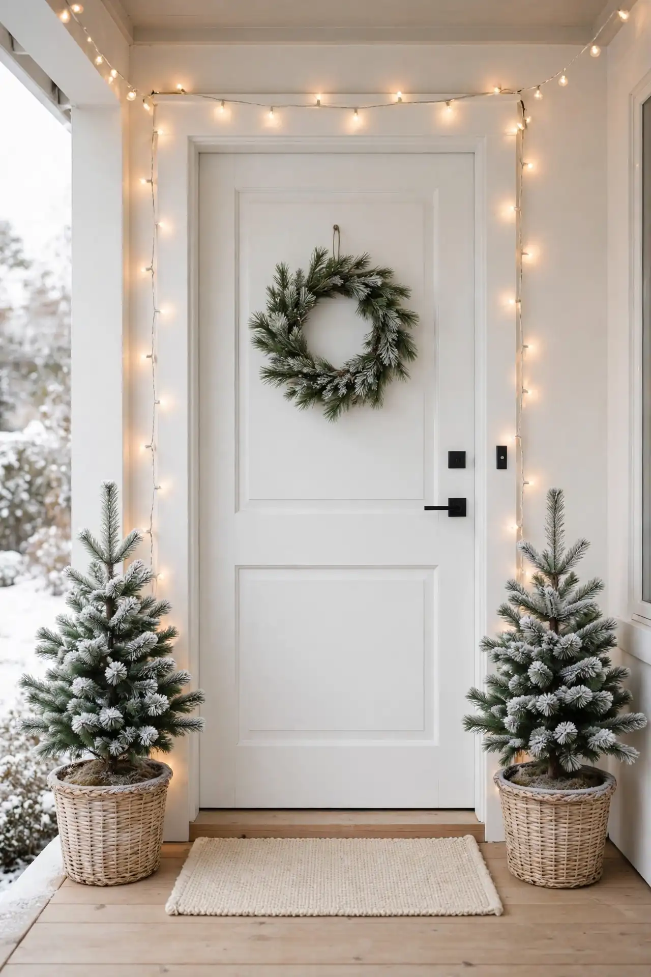 Frosted Pine Entryway