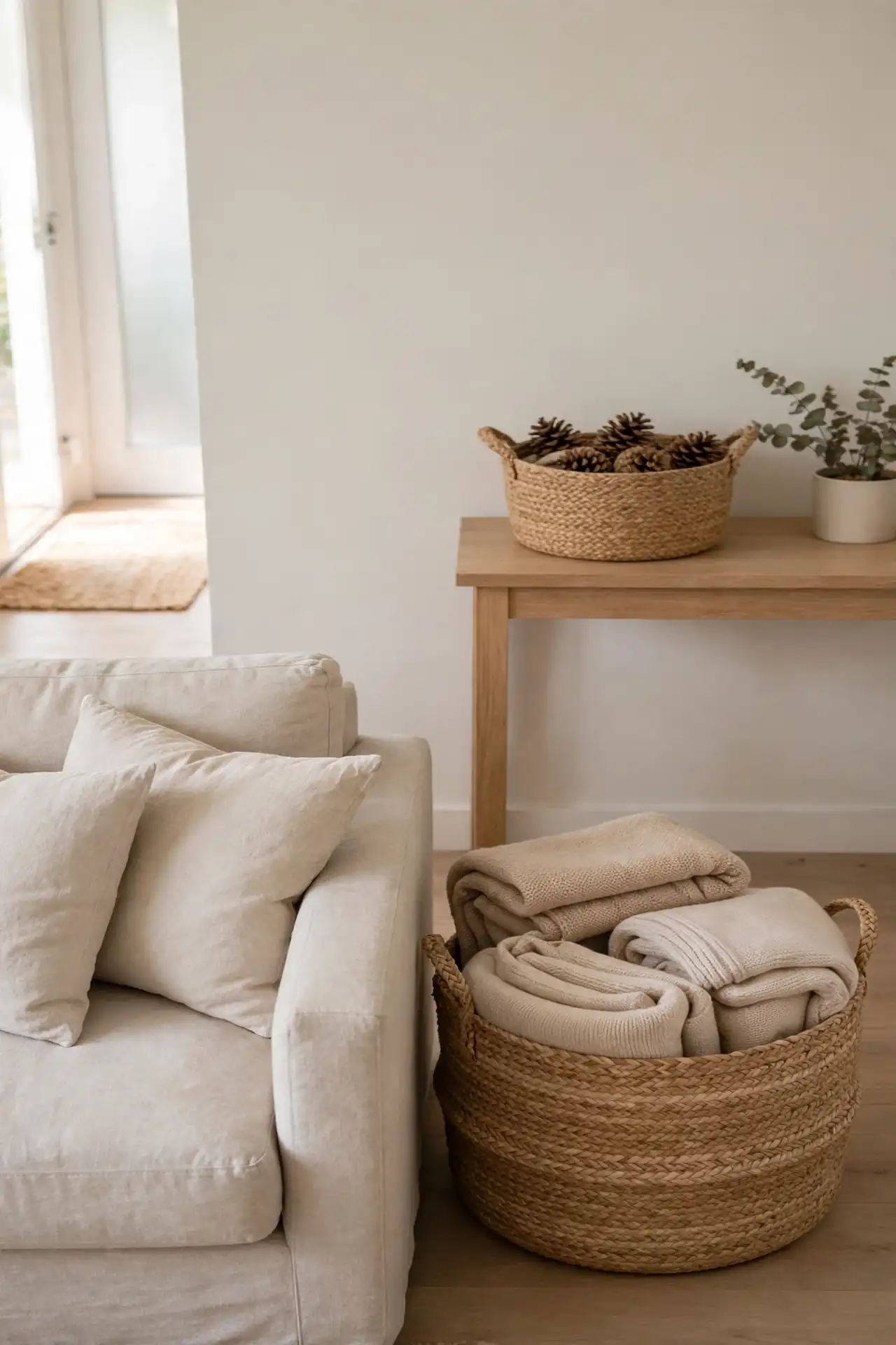 Oatmeal Blanket Drape