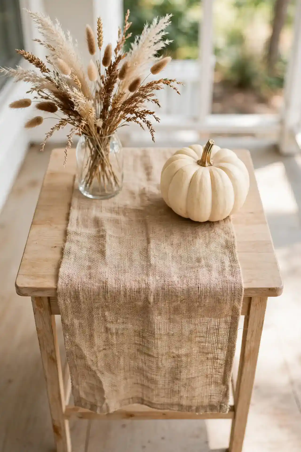 Burlap Table Runner