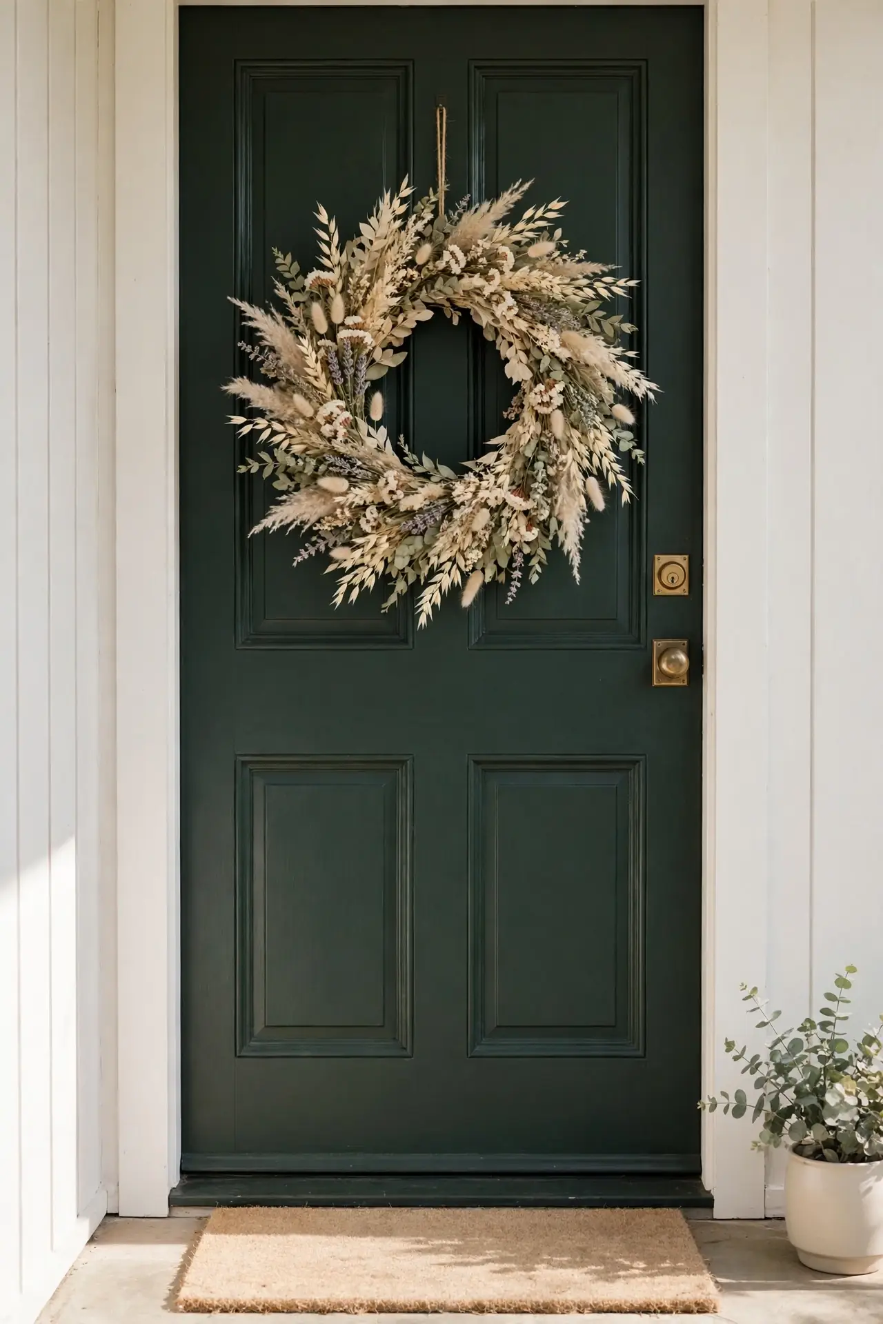 Neutral Wreath Welcome
