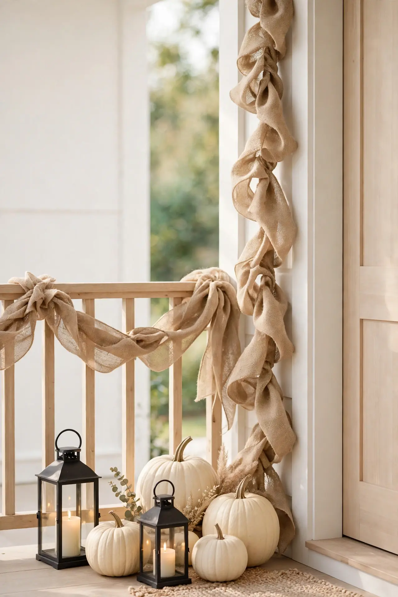 Soft Burlap Garland