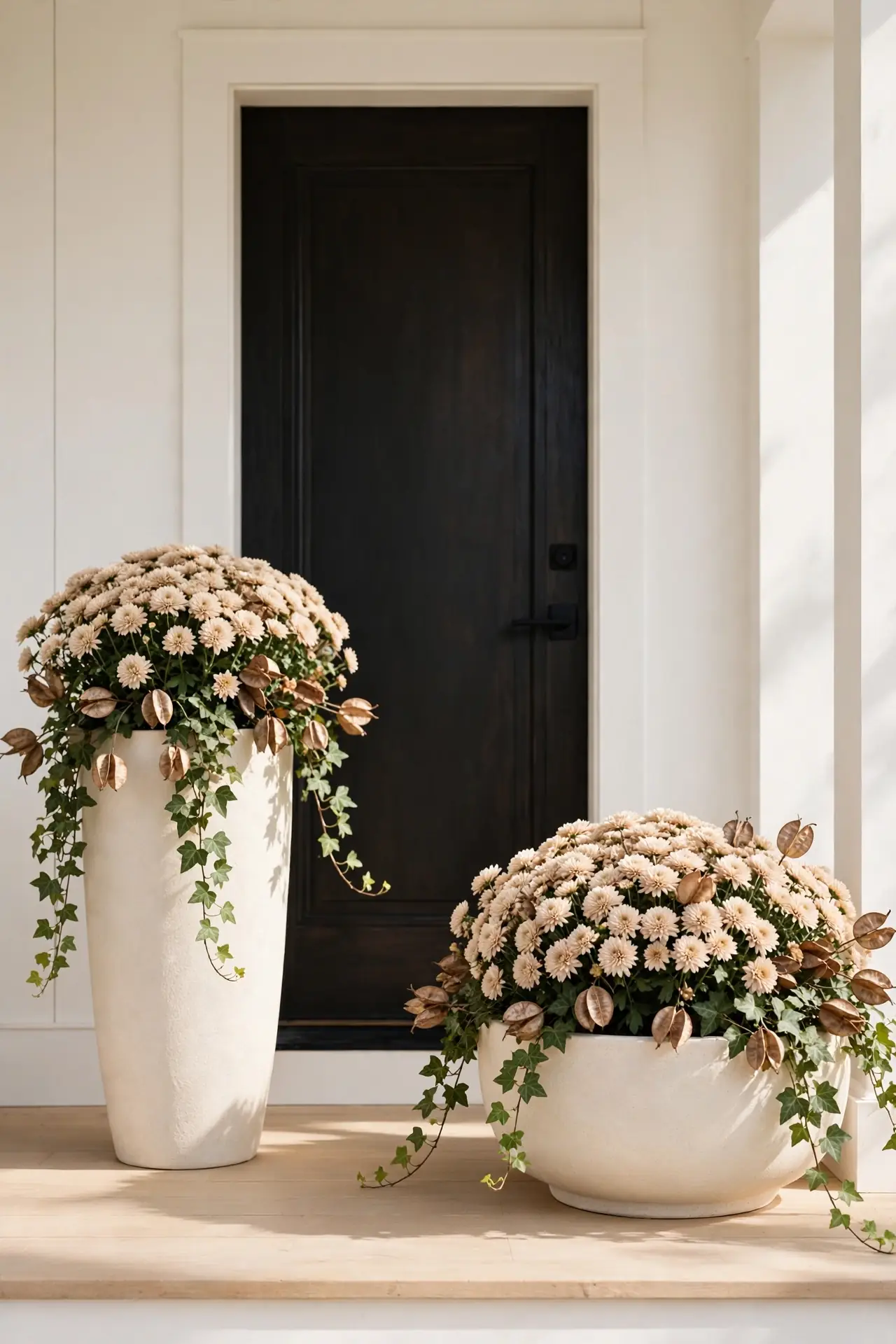 Stoneware Planter Duo