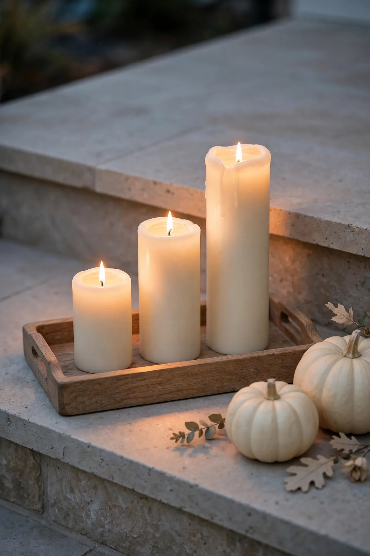 Warm Candle Groupings