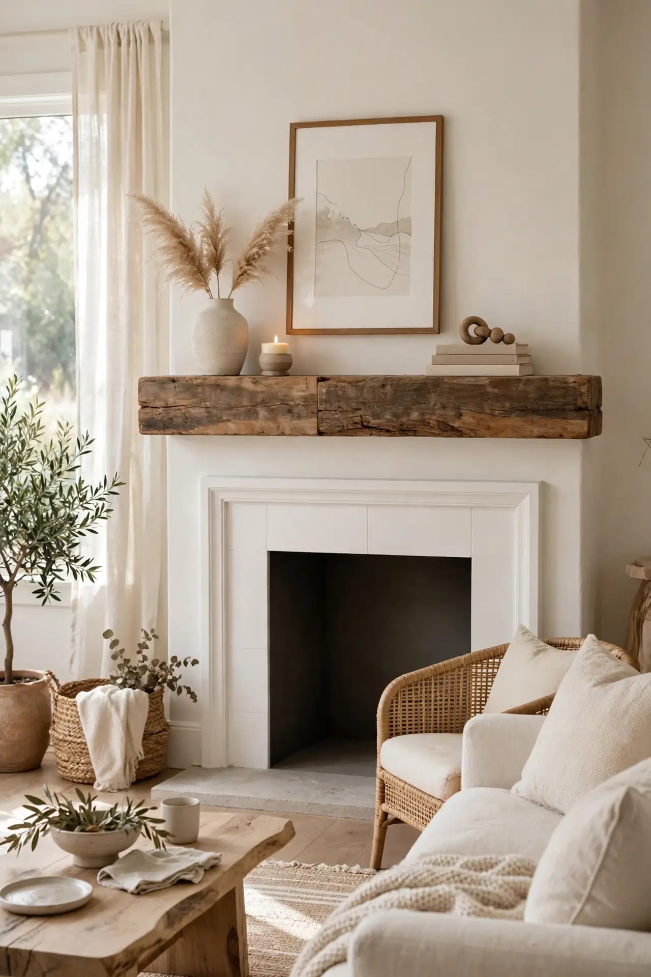 Fireplace Wood Mantel