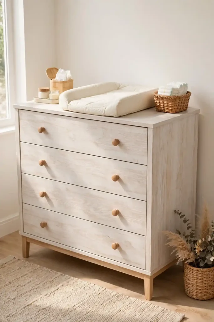Whitewashed Oak Dresser