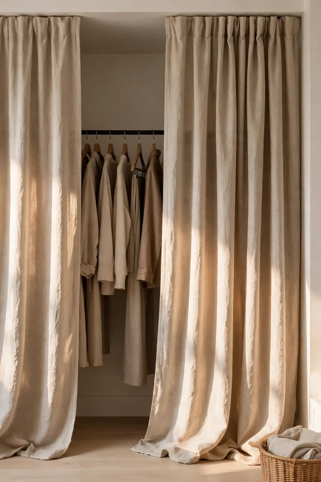 Curtain Closet Cover