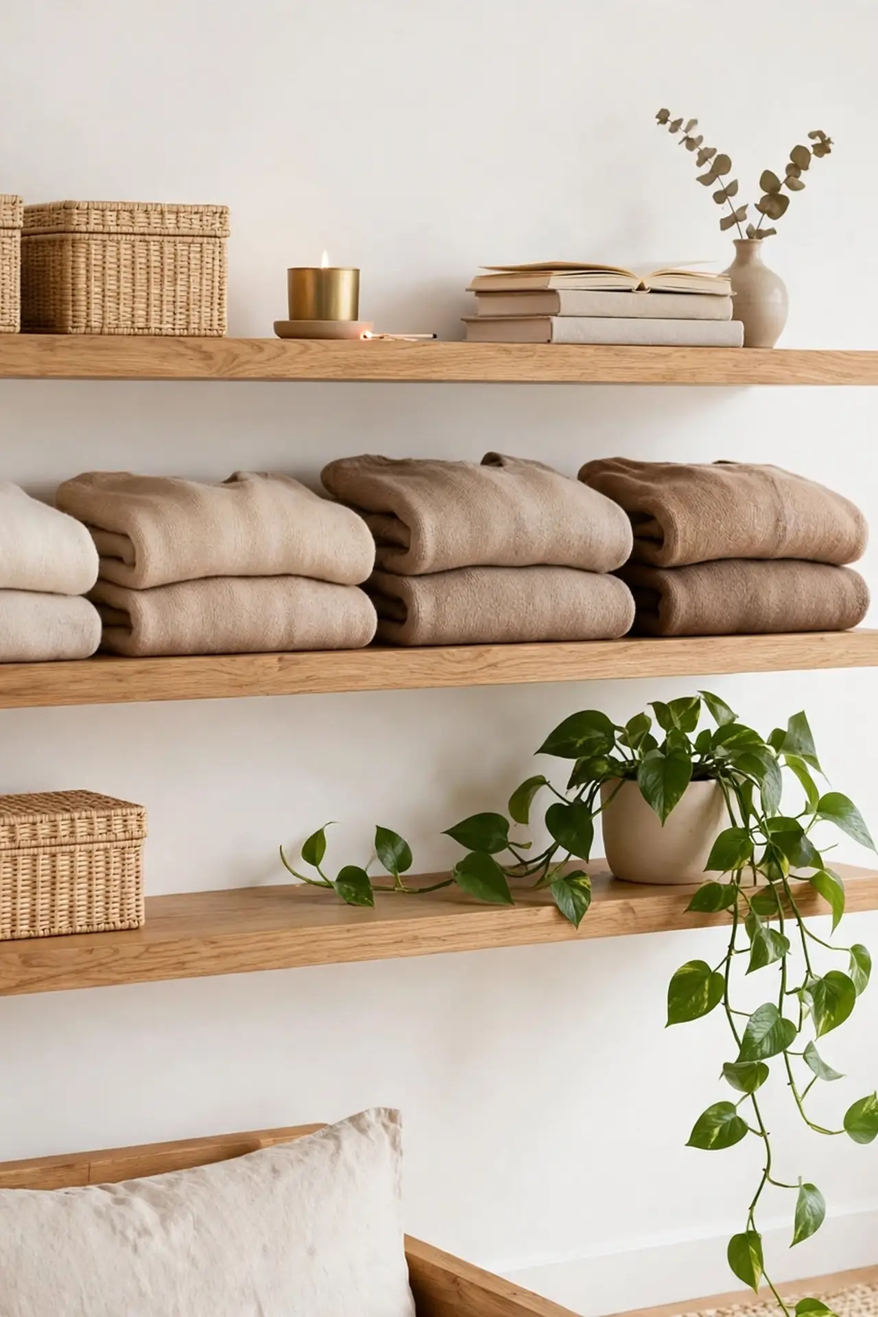 Floating Shelf Rows