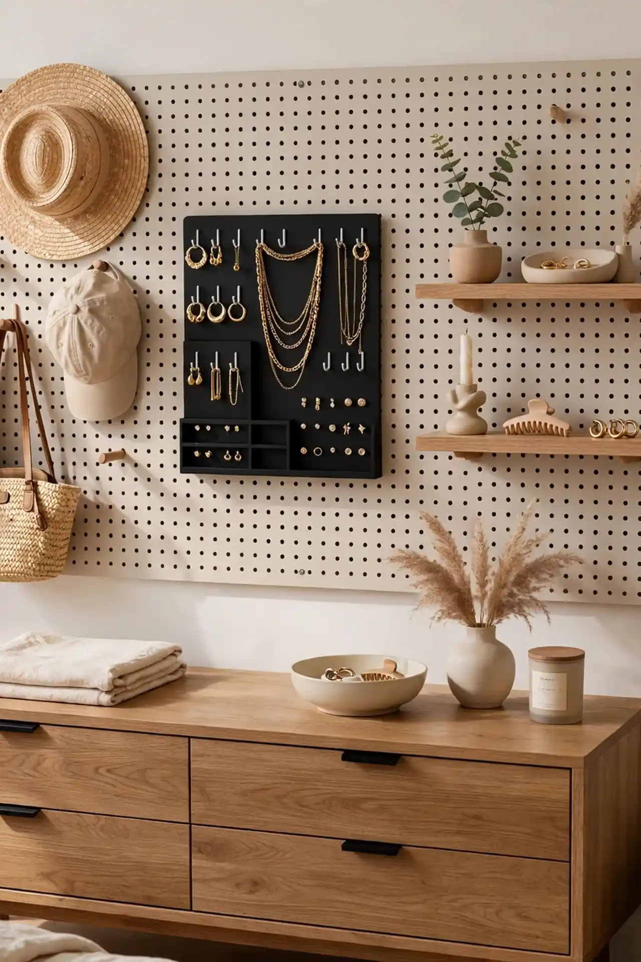 Pegboard Organizer Wall
