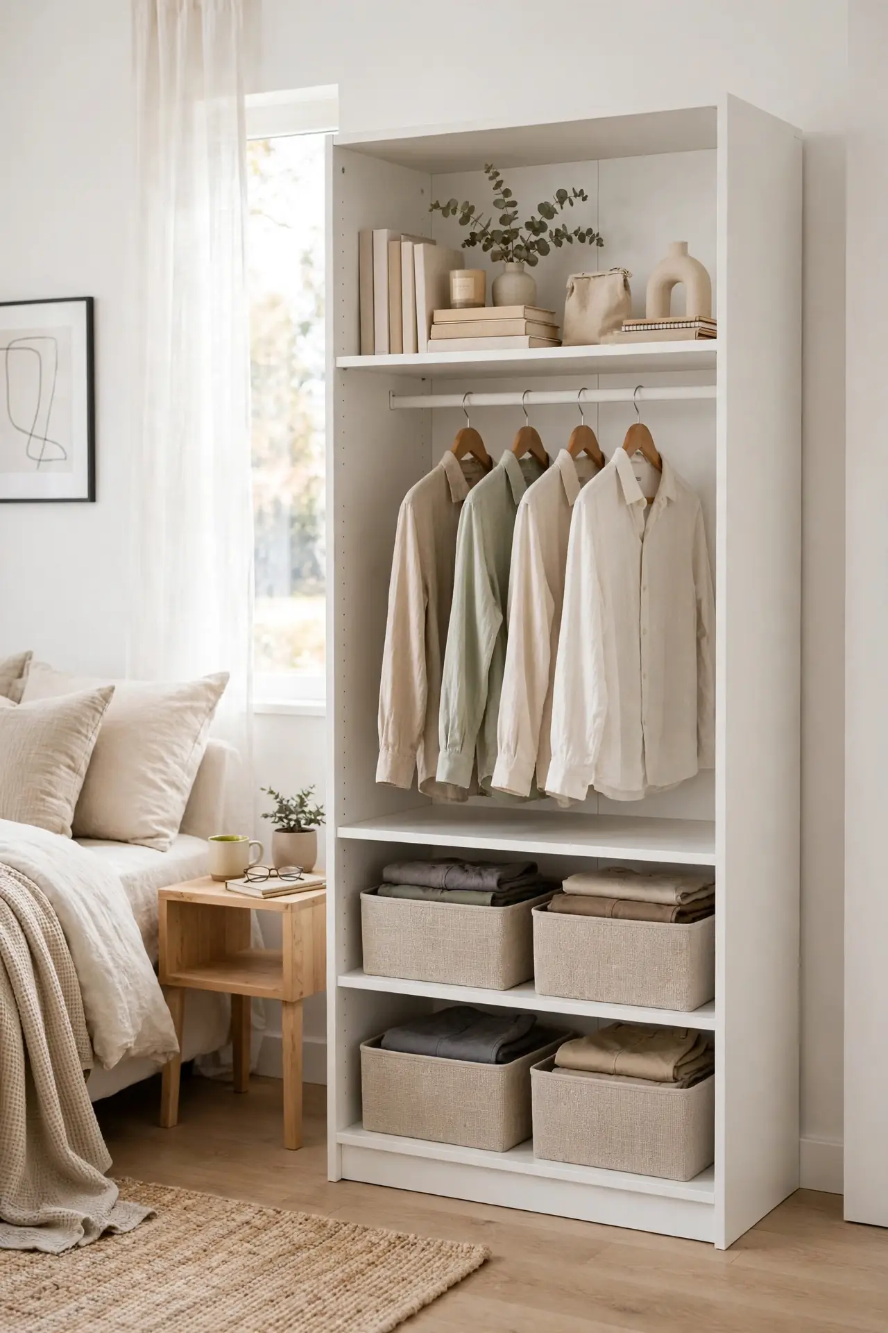 Bookcase Closet Hacks