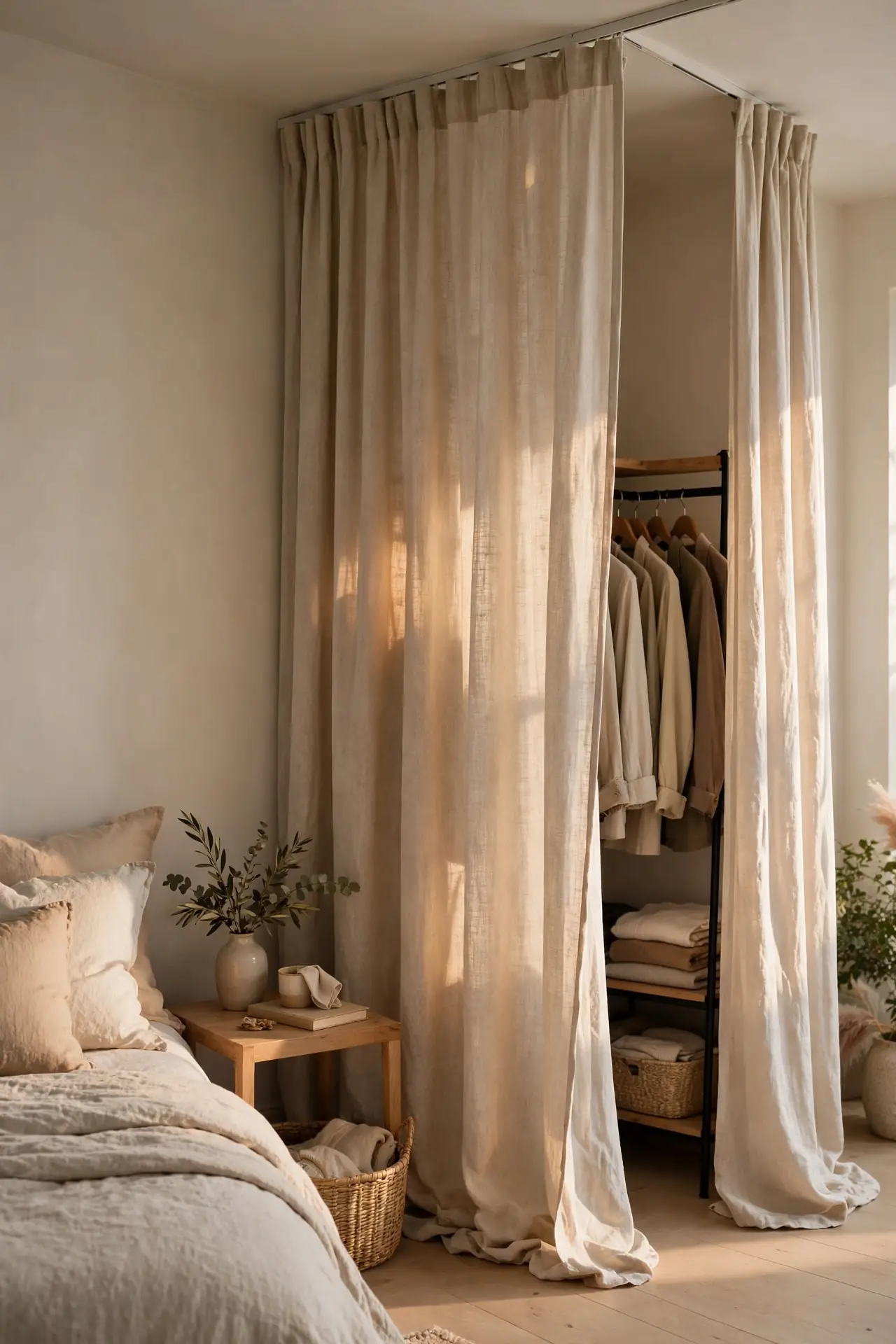 Ceiling Curtain Closets