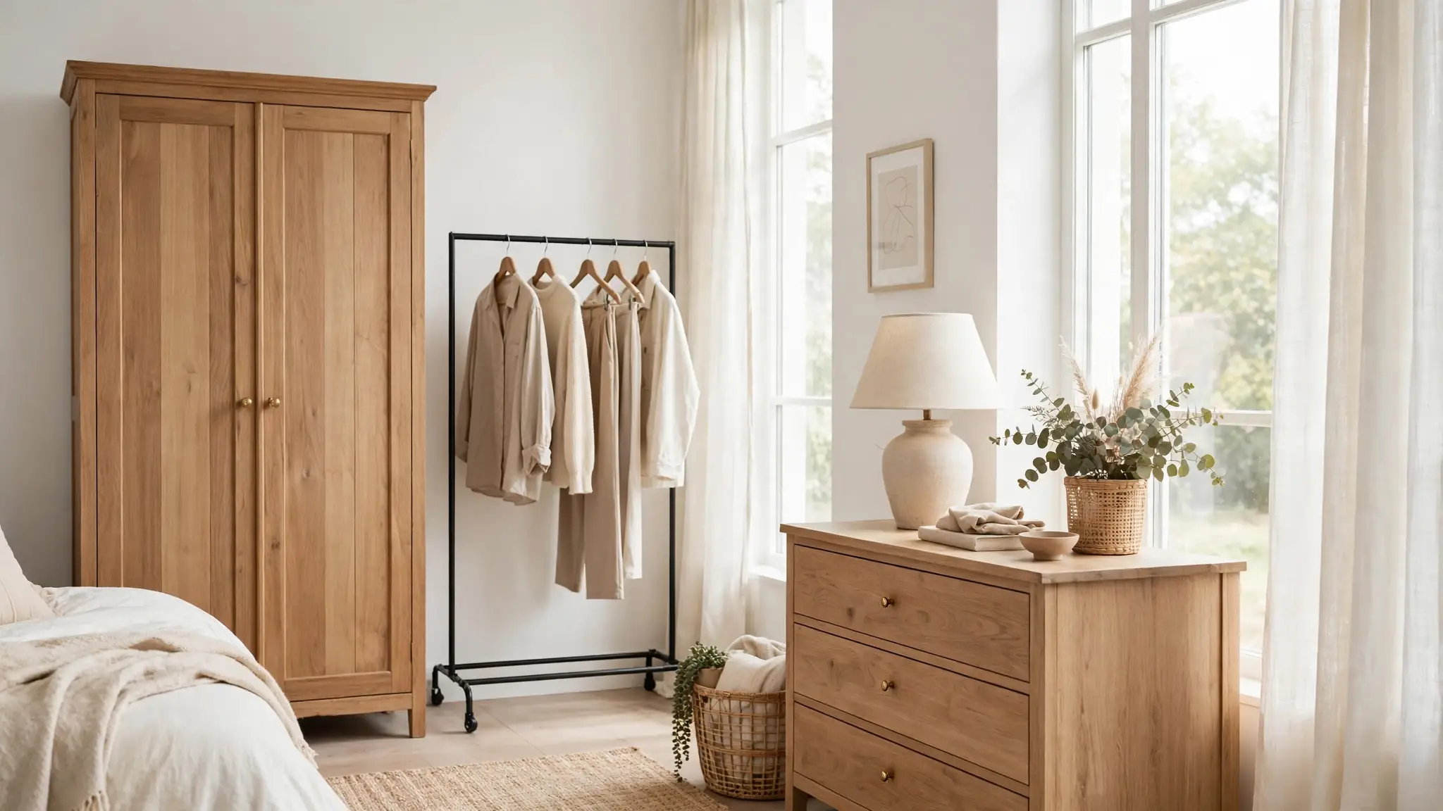 no closet bedroom ideas