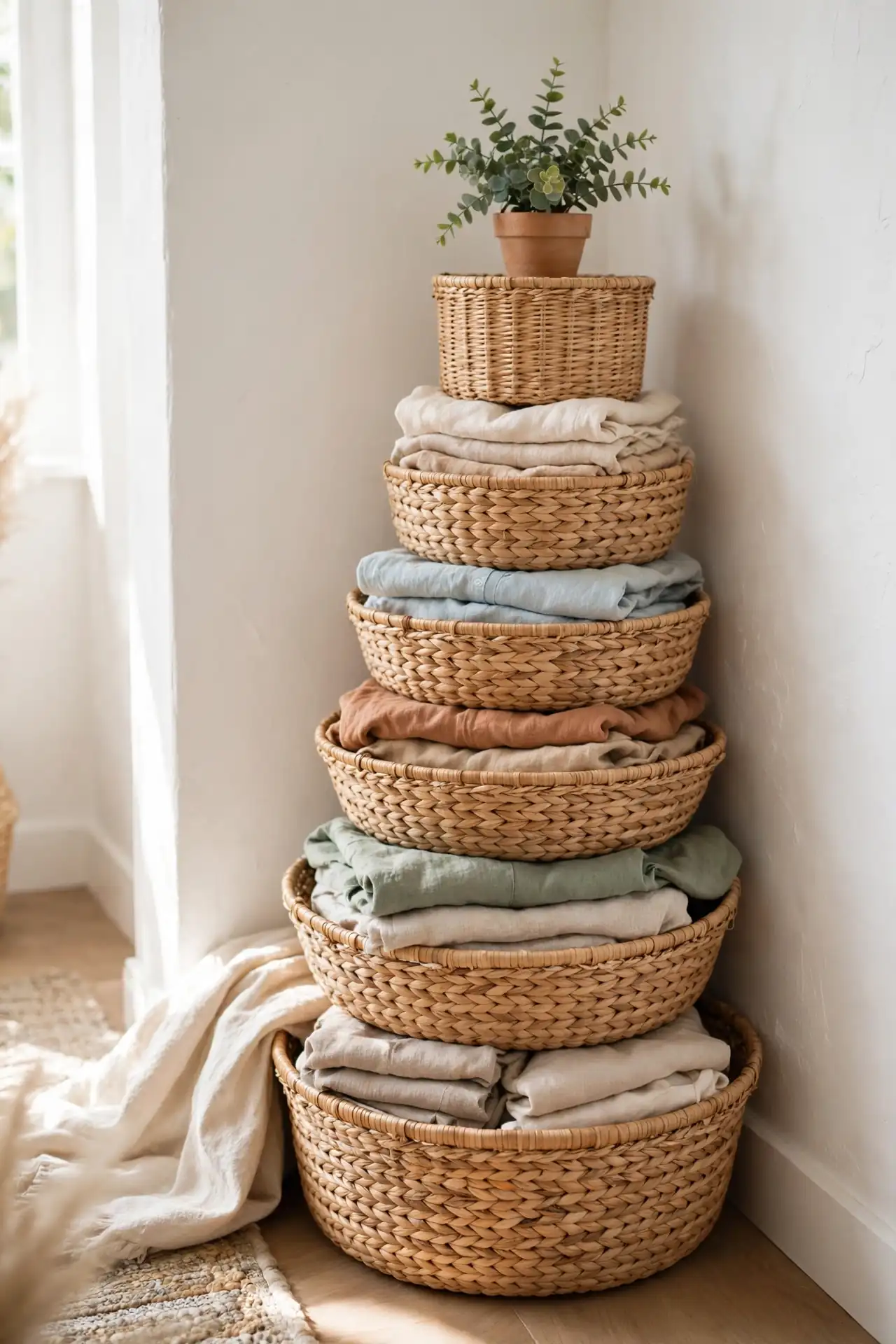 Woven Basket Towers