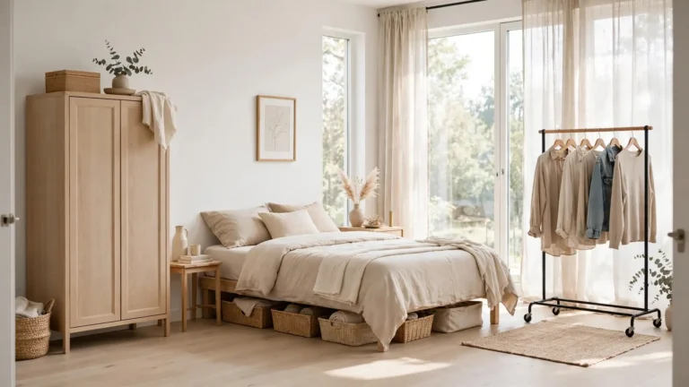 no closet bedroom storage ideas