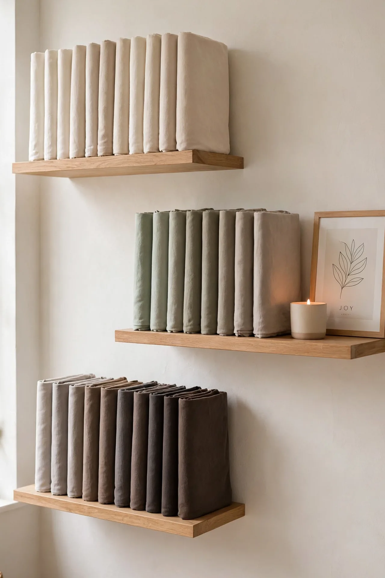 Floating Shelf Rows